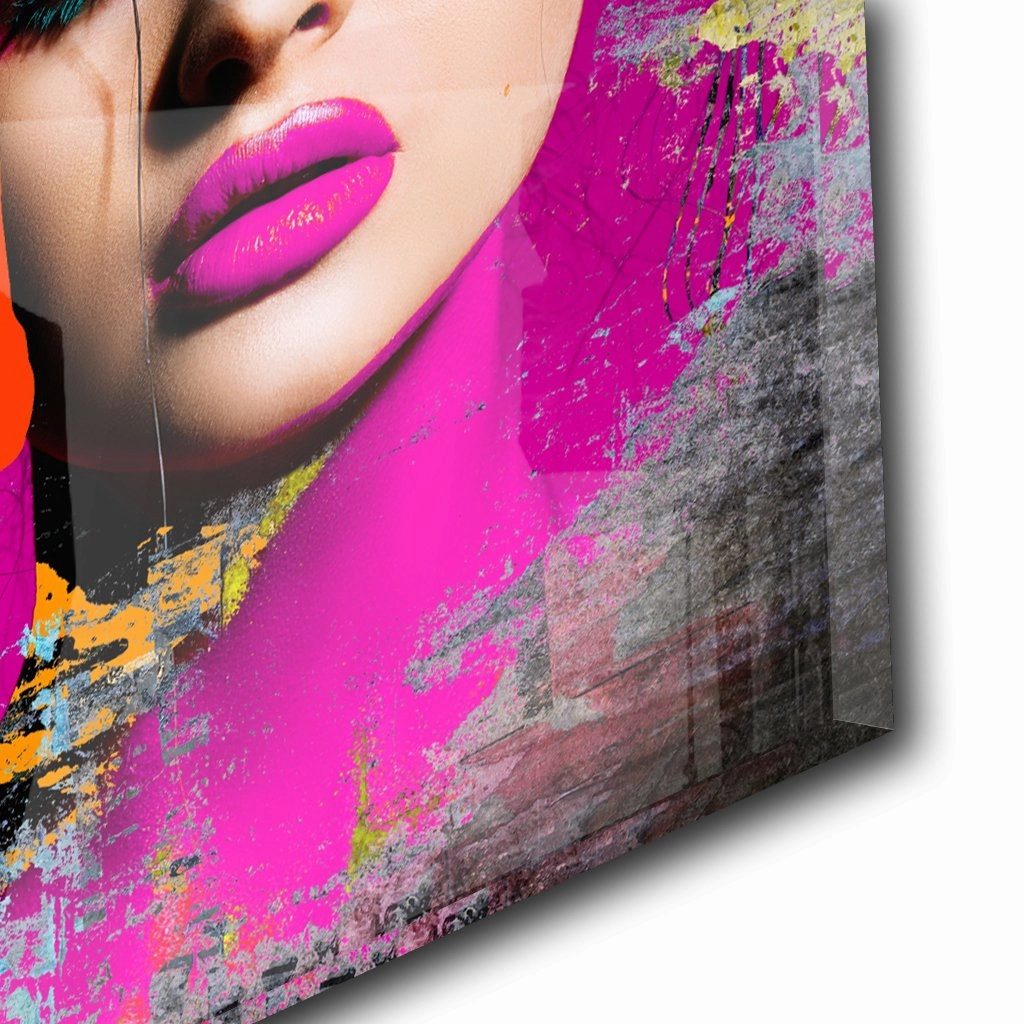 Orange Passion Neon on acrylic glass