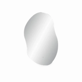 Organic Backlit Wall Mirror creative interior decor