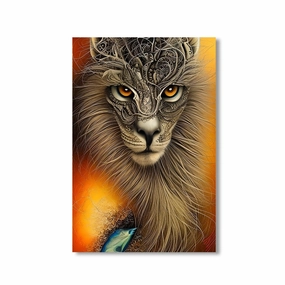 Ornament Fur by Artwerx framed mural artwork