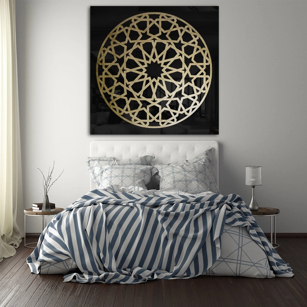 Ornament No. 1 Gold on Acrylic