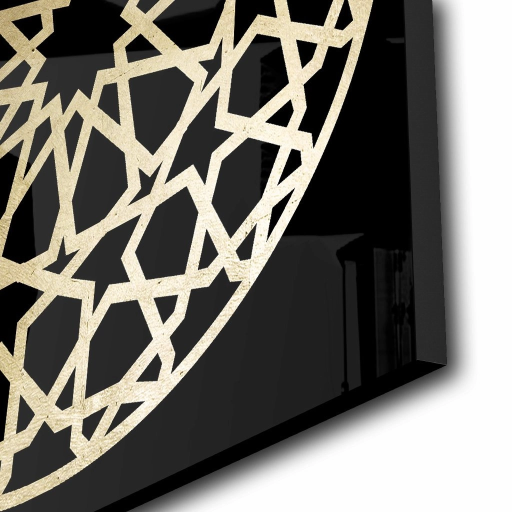 Ornament No. 1 Gold on Acrylic