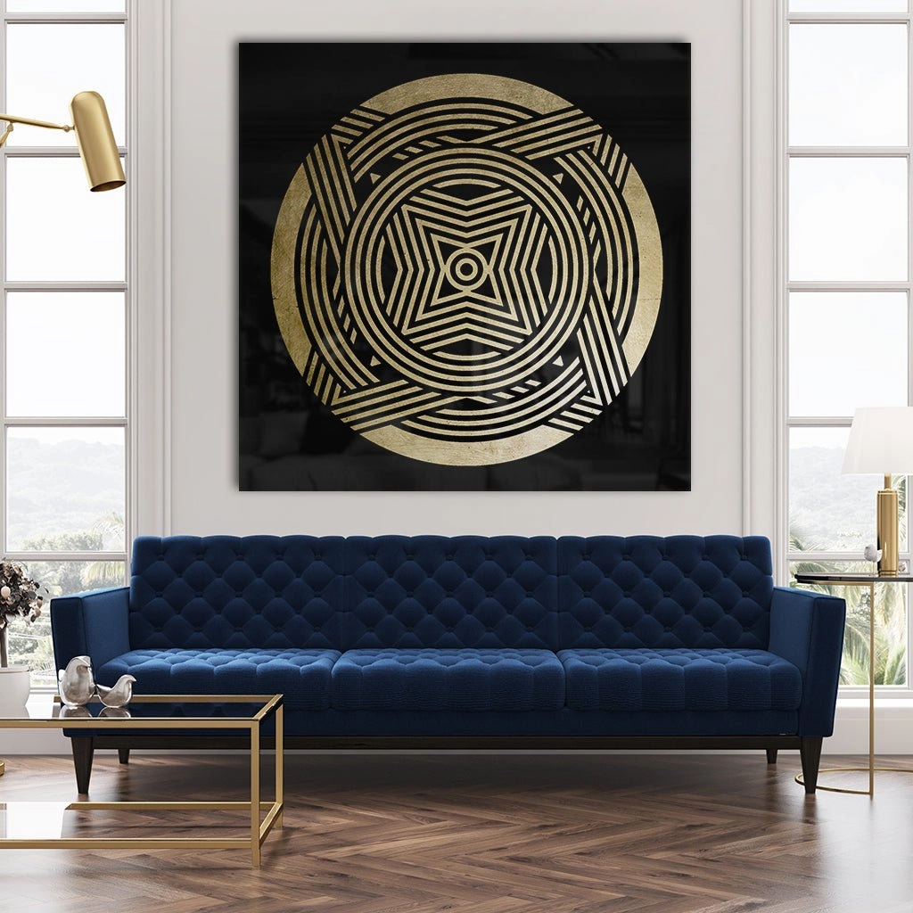 Ornament No. 2 Gold on Acrylic