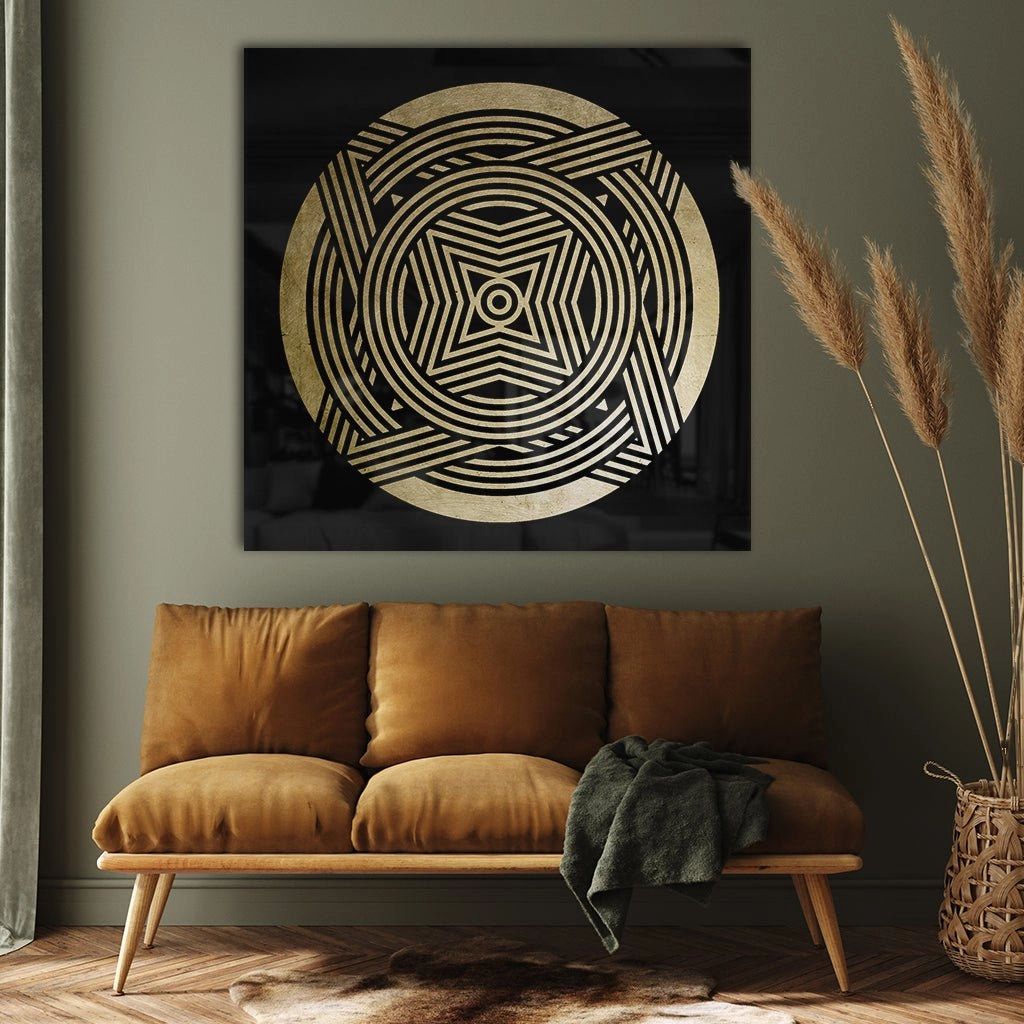 Ornament No. 2 Gold on Acrylic