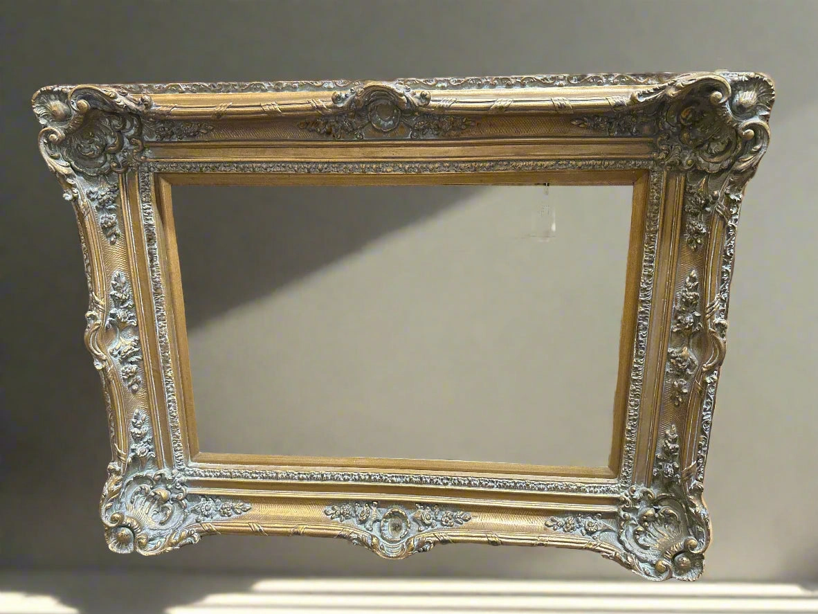 ORNATE RESIN ON WOOD FRAME artistic wall mural