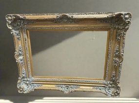 ORNATE RESIN ON WOOD FRAME artistic wall mural