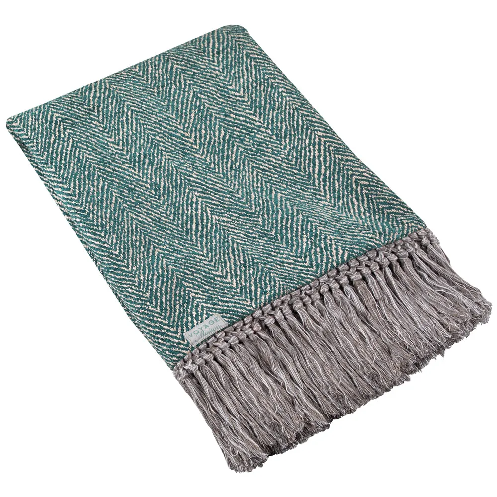 Oryx Woven Throw Azure