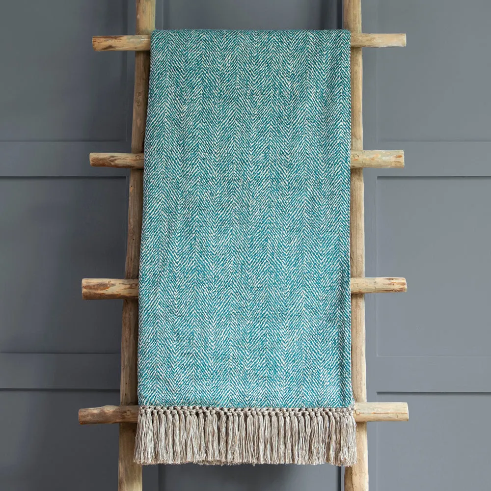 Oryx Woven Throw Azure