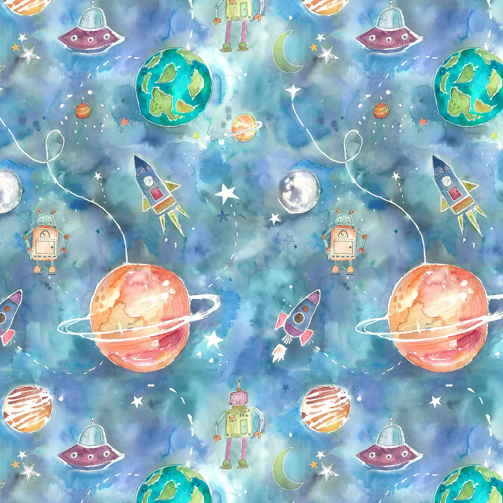 Out Of This World Printed Made to Measure Curtains Sky