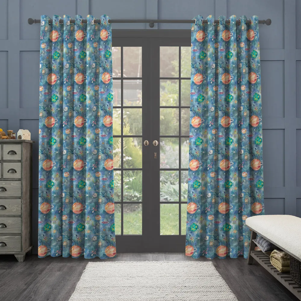 Out Of This World Printed Made to Measure Curtains Sky