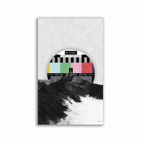 Out of the grid by Mr. Underdott framed mural artwork