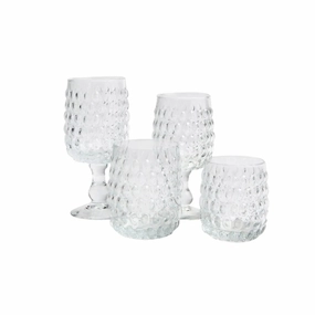 Oval Beaded Hand Blown Glasses mini desktop sculpture