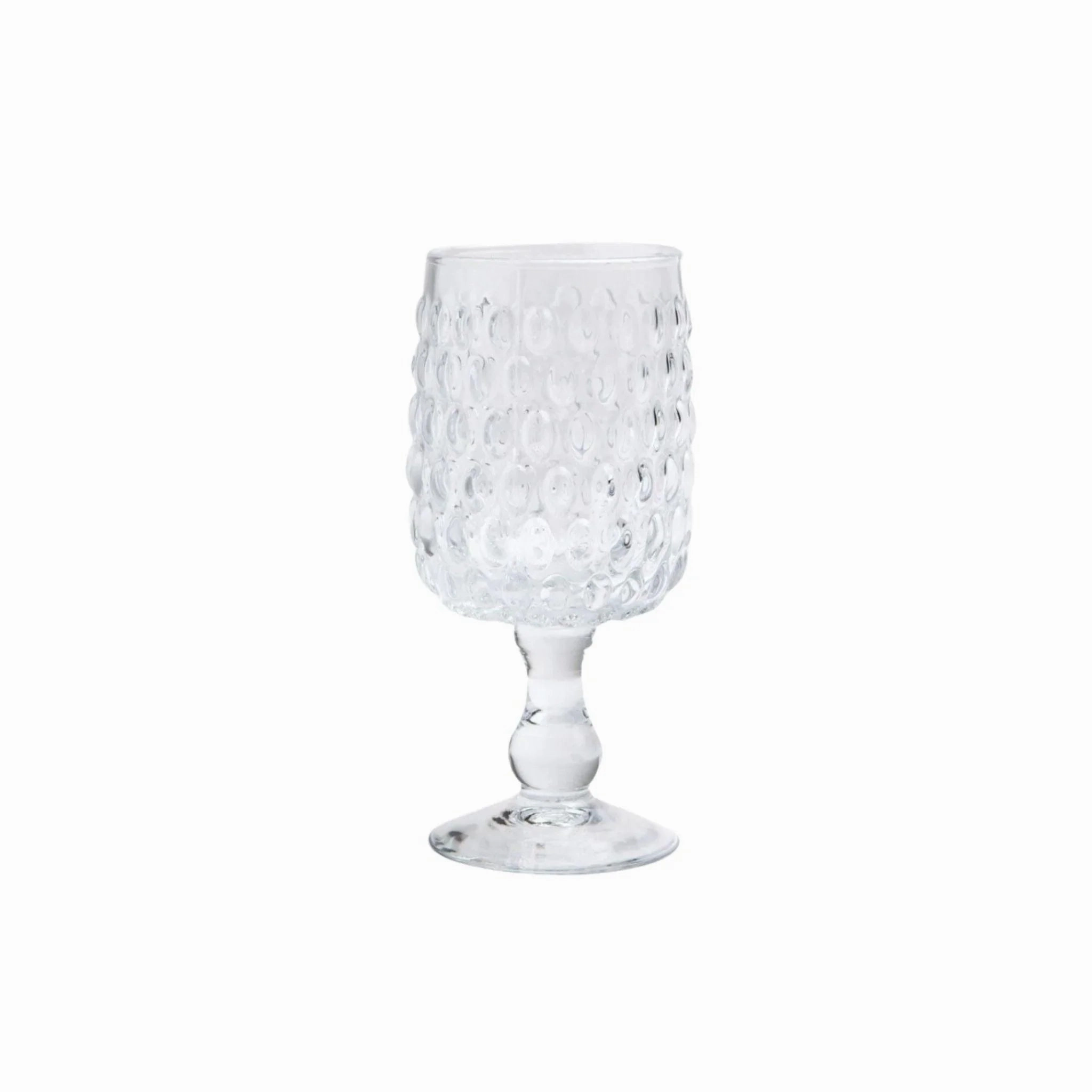 Oval Beaded Hand Blown Glasses