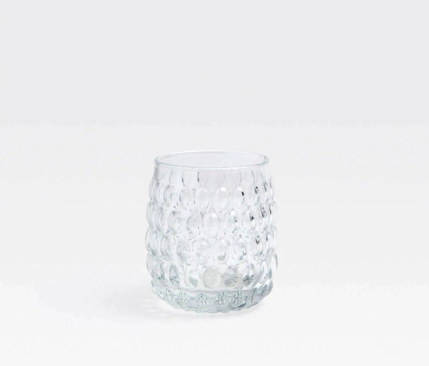 Oval Beaded Hand Blown Glasses
