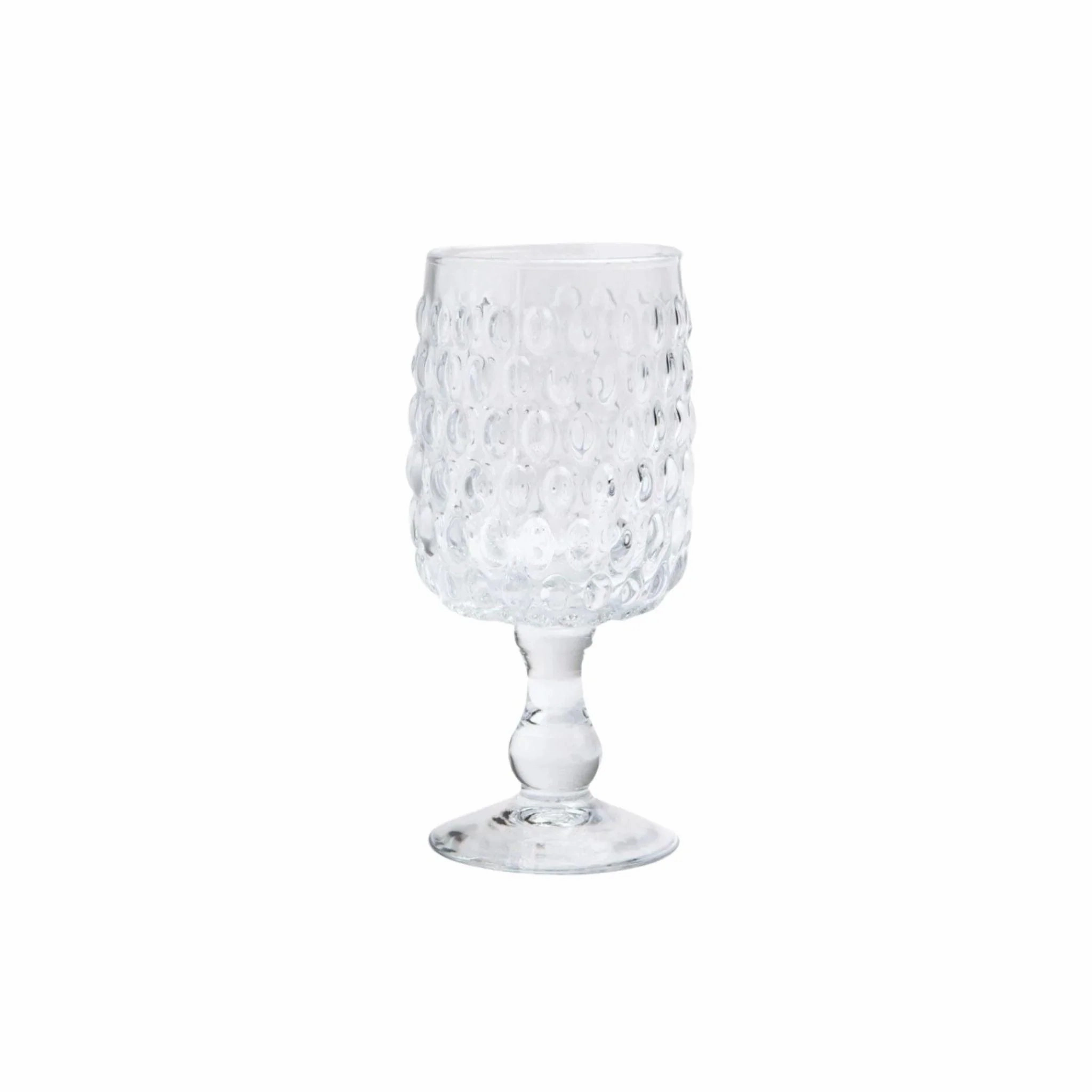 Oval Beaded Hand Blown Glasses
