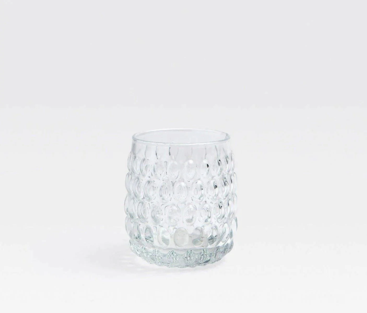 Oval Beaded Hand Blown Glasses
