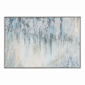 Overcast Hand Painted Canvas artistic wall mural