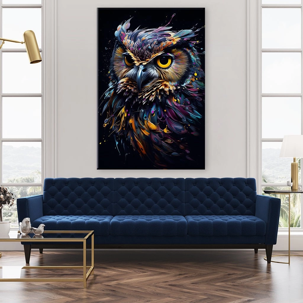 Owl Art by Juliano de Araujo