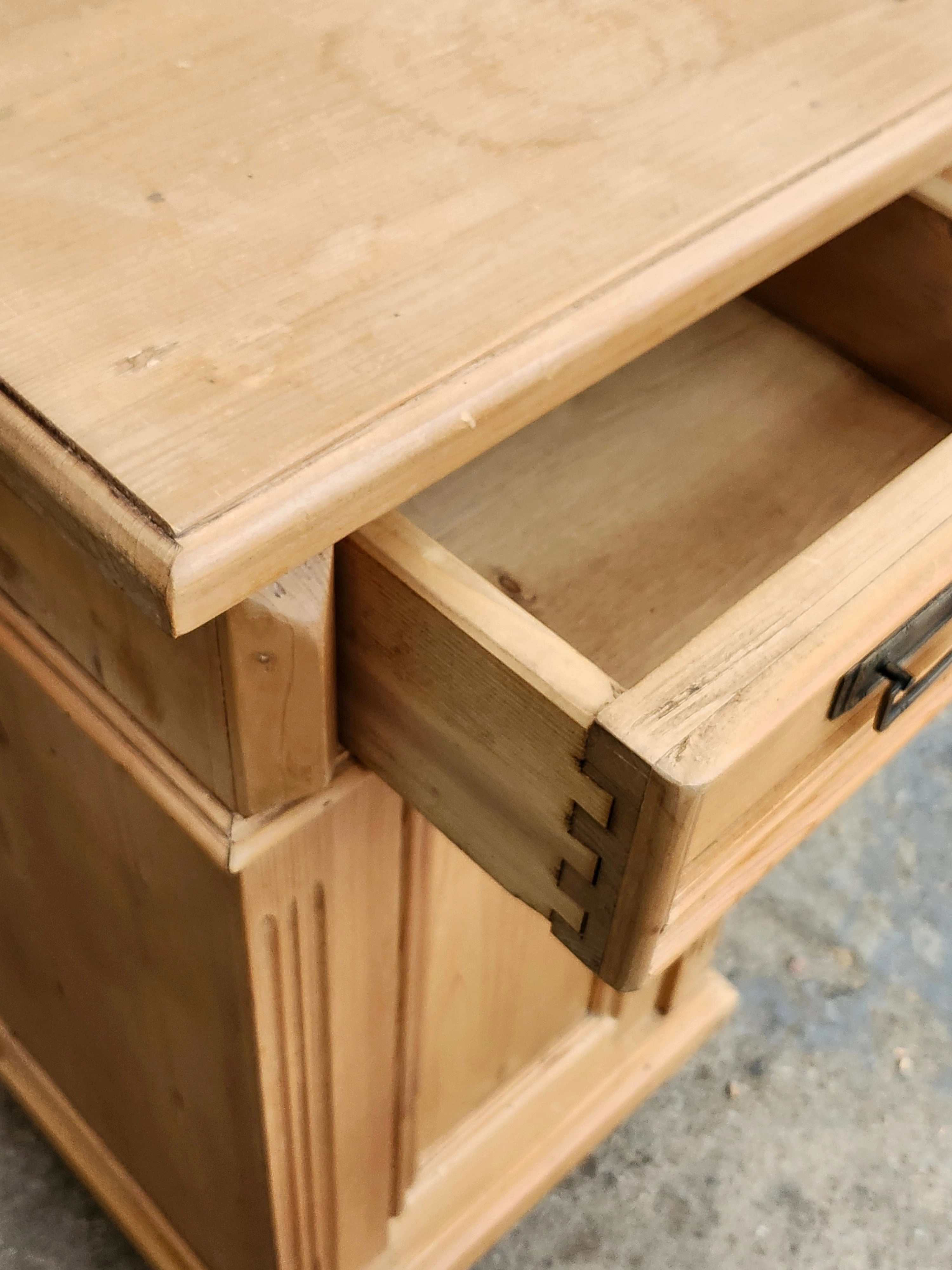 PAIR OF CONTINENTAL PINE SIDE CABINETS