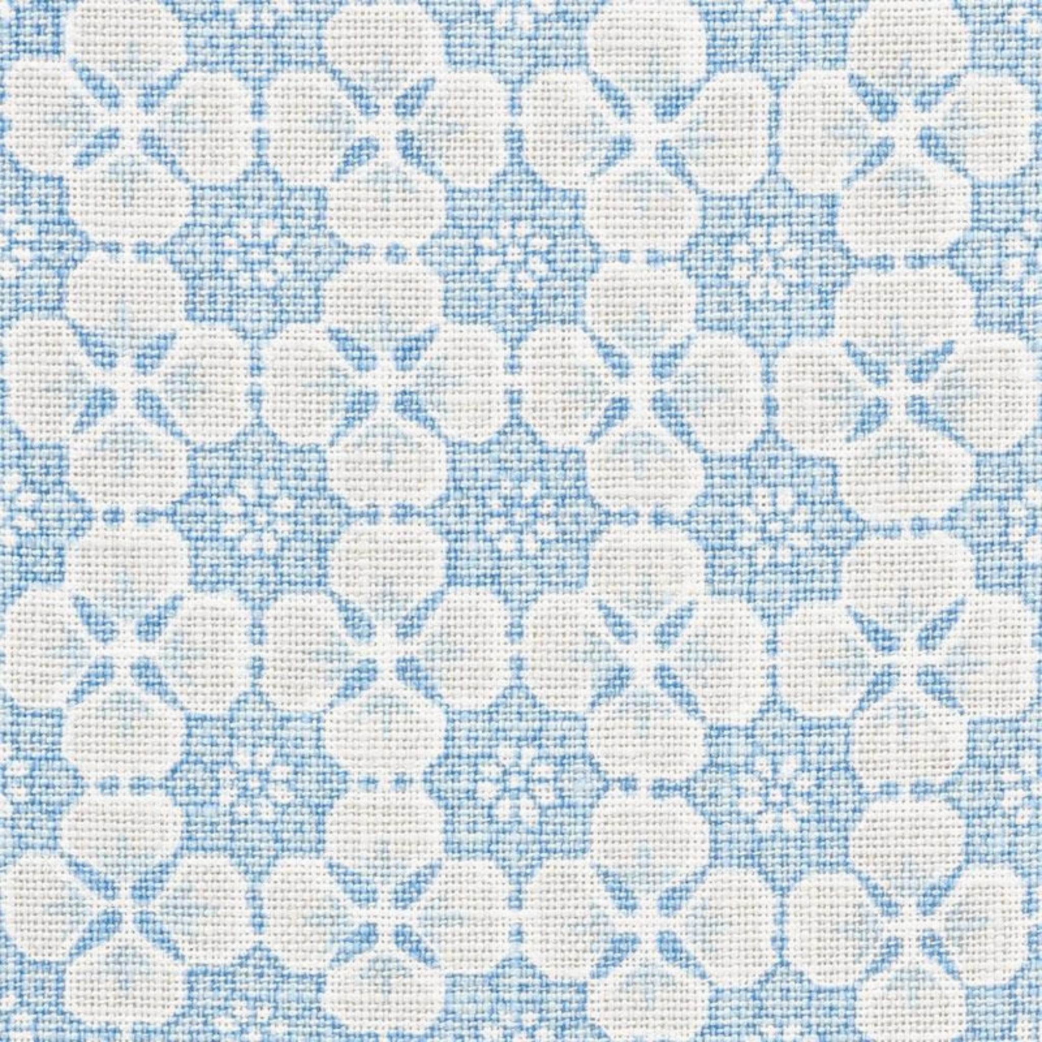 Palisades Floret in China Blue Fabric