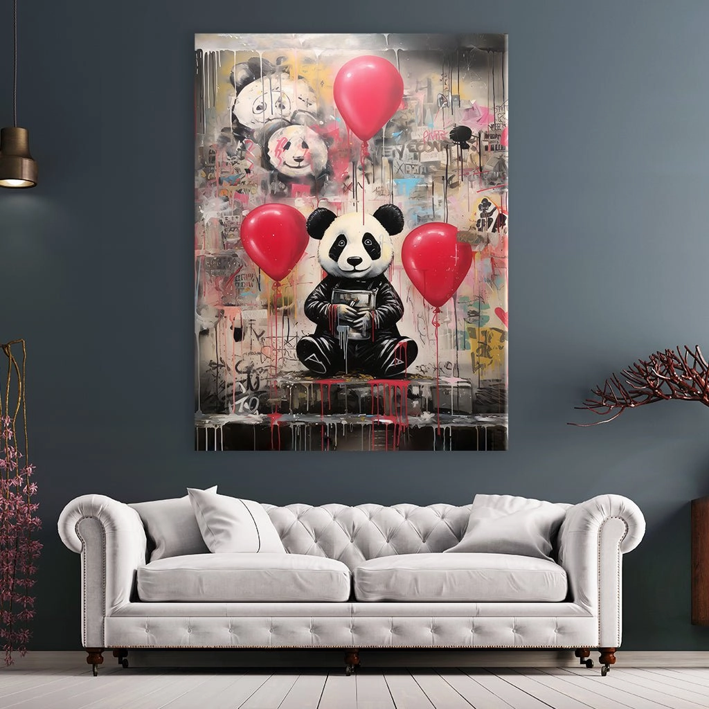 Panda Balloons by Zenzdesign 