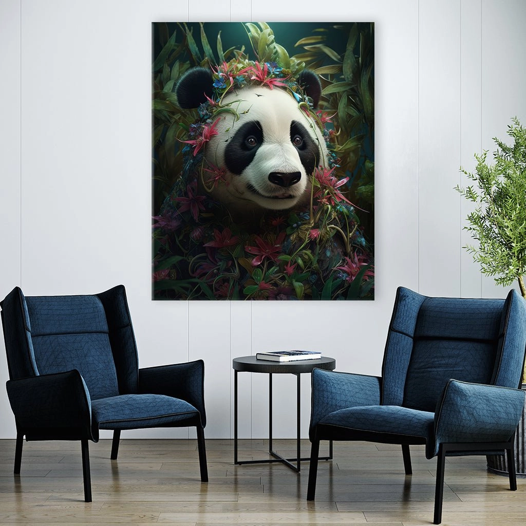 Panda Whimsical by Zenzdesign