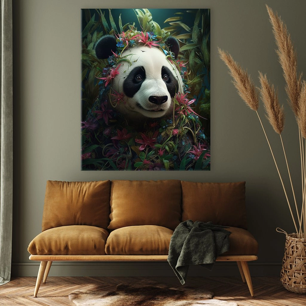 Panda Whimsical by Zenzdesign