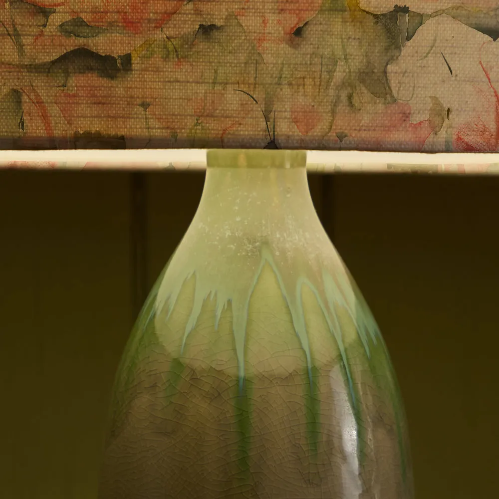 Papavera Eva & Narvi Complete Table Lamp Jade/Sweetpea