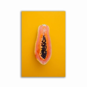 Papaya framed mural artwork