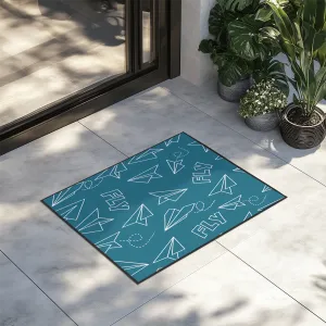 Paper Airplane & Fly Designed Door Mats door entrance rug