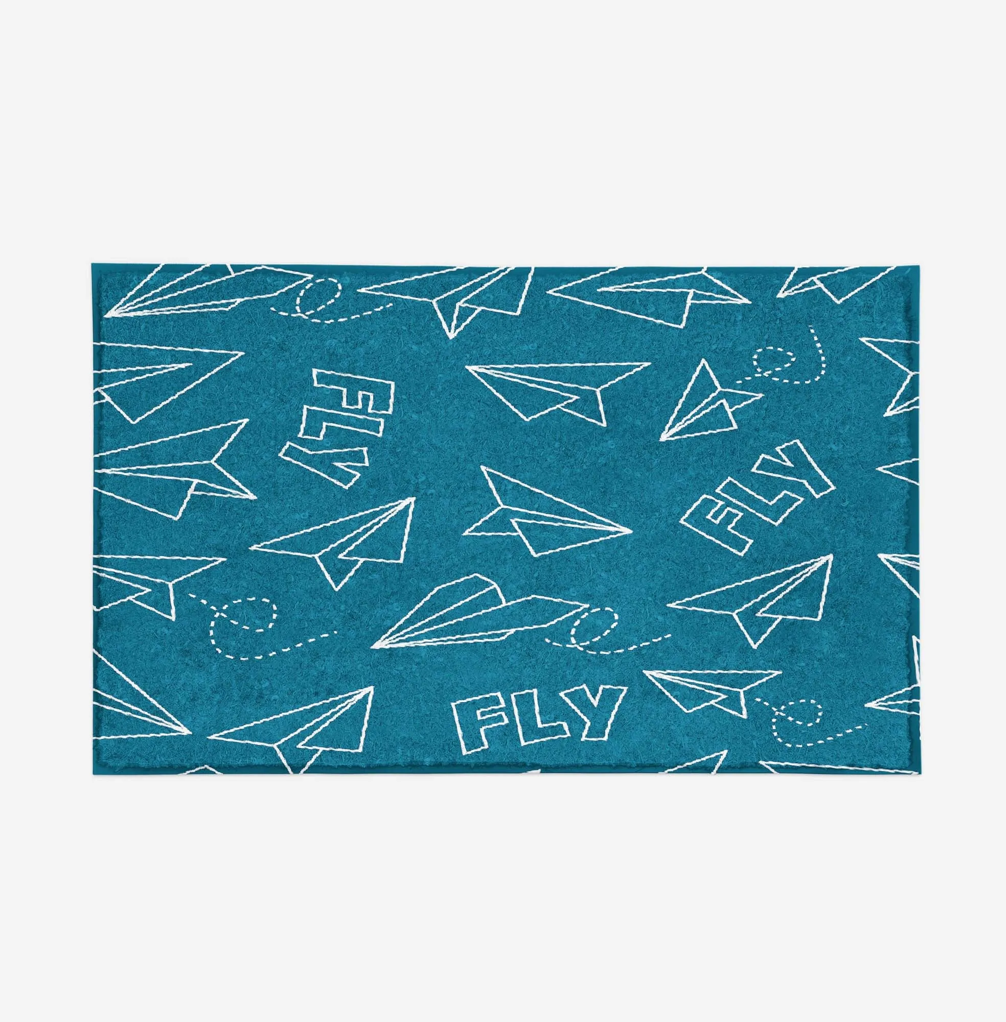 Paper Airplane & Fly Designed Door Mats