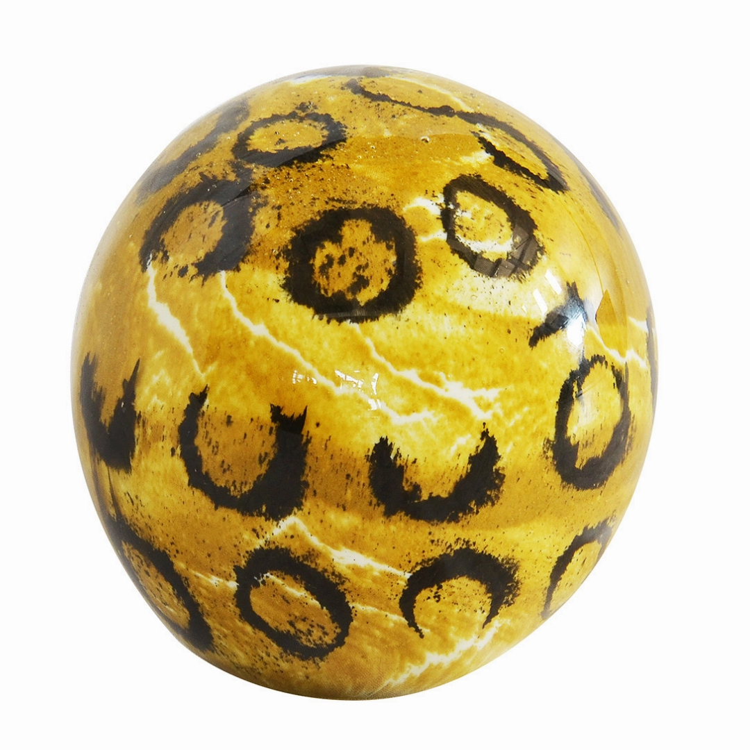 Paperweight ball leopard