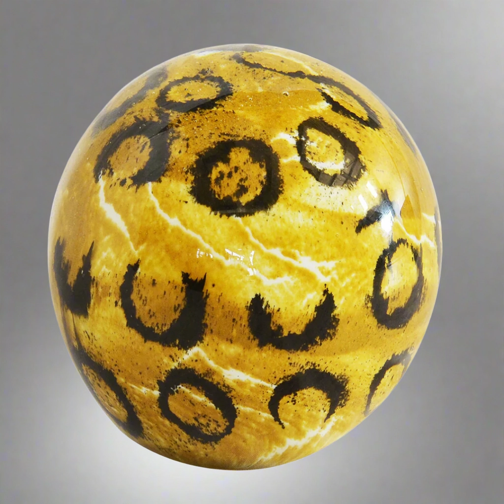 Paperweight ball leopard decorative home ornament