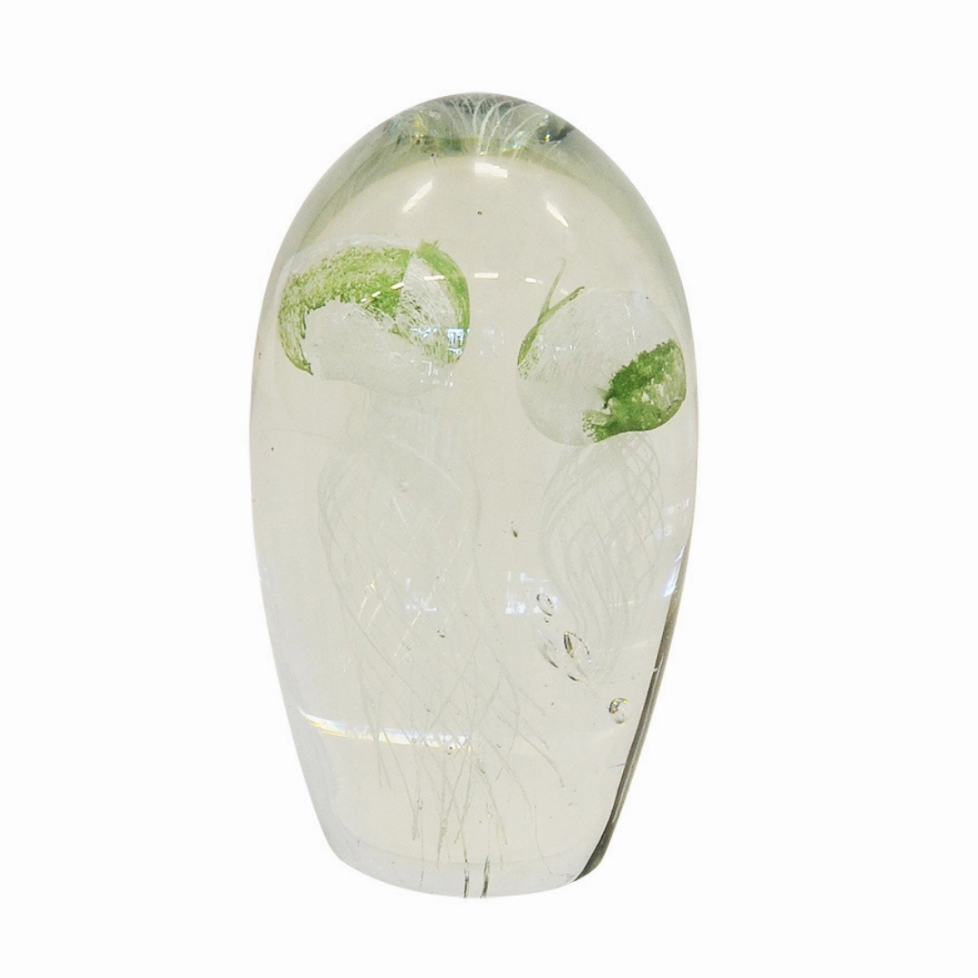 Paperweight jellyfish 16cm multi mint