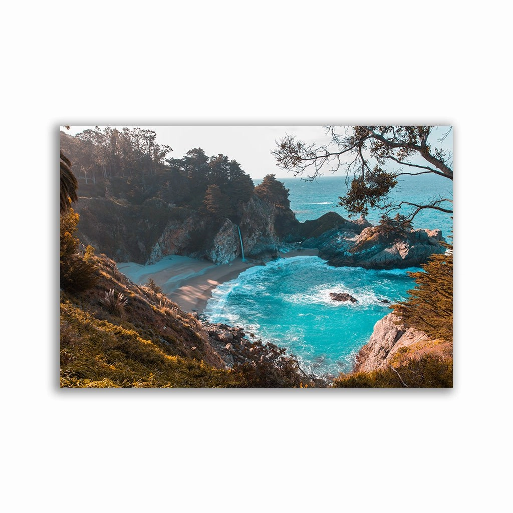 Paradise framed mural artwork