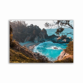 Paradise framed mural artwork