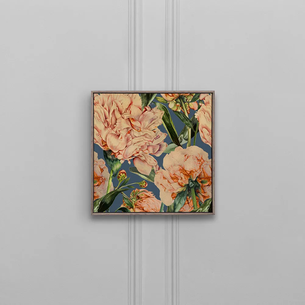 Parcevall Coral Framed Canvas Stone