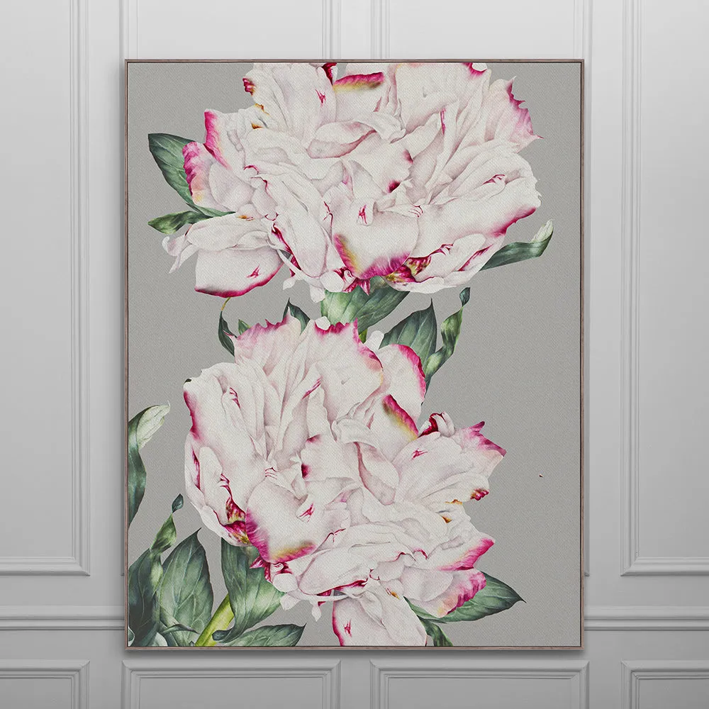Parcevall Framed Canvas Stone