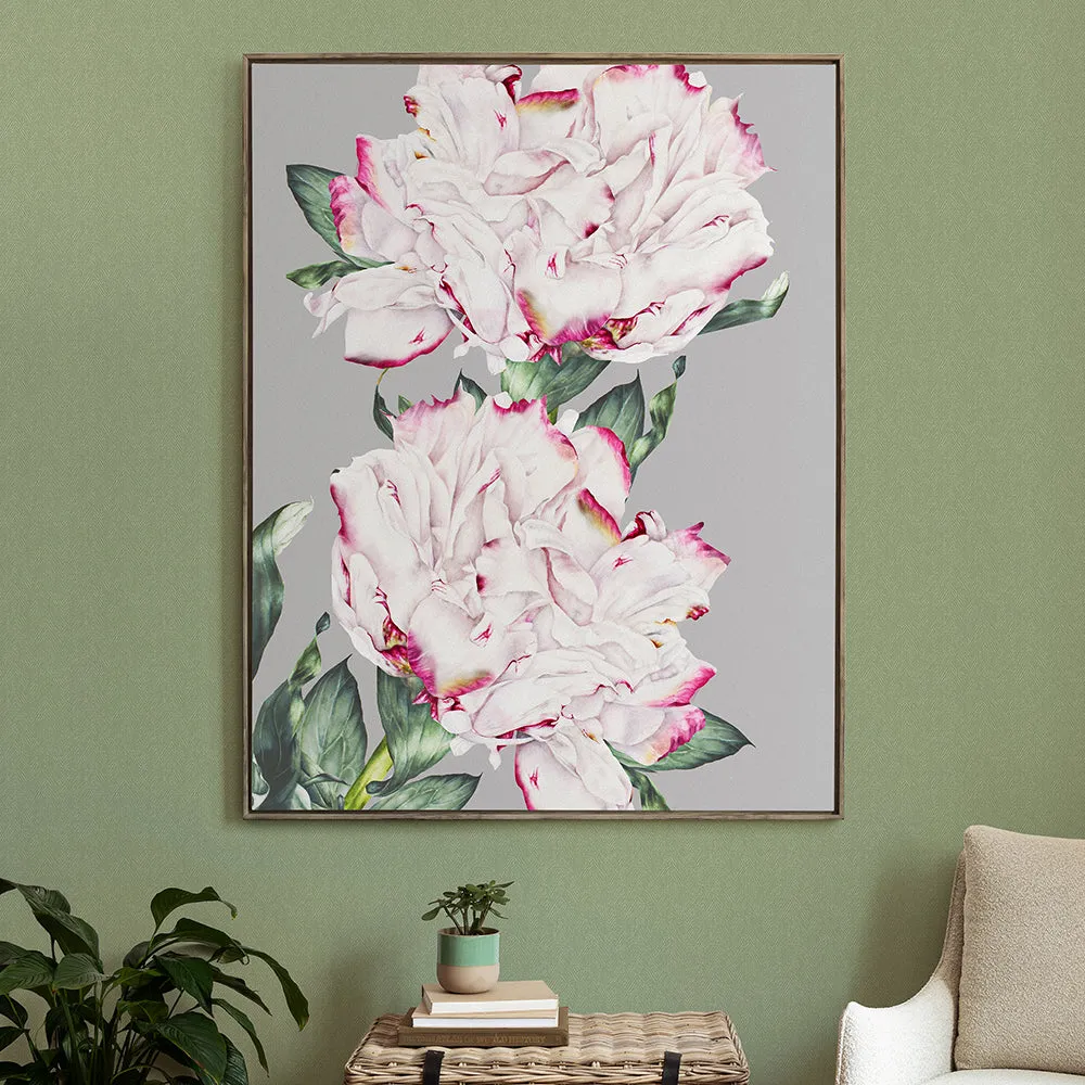 Parcevall Framed Canvas Stone