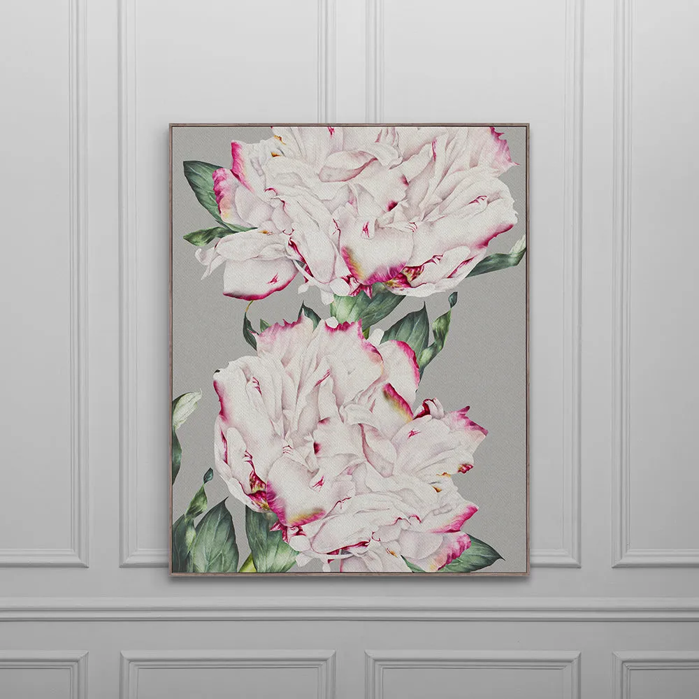 Parcevall Framed Canvas Stone