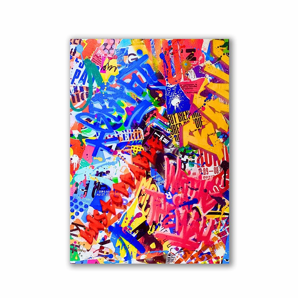 Paris by RS Artist framed mural artwork