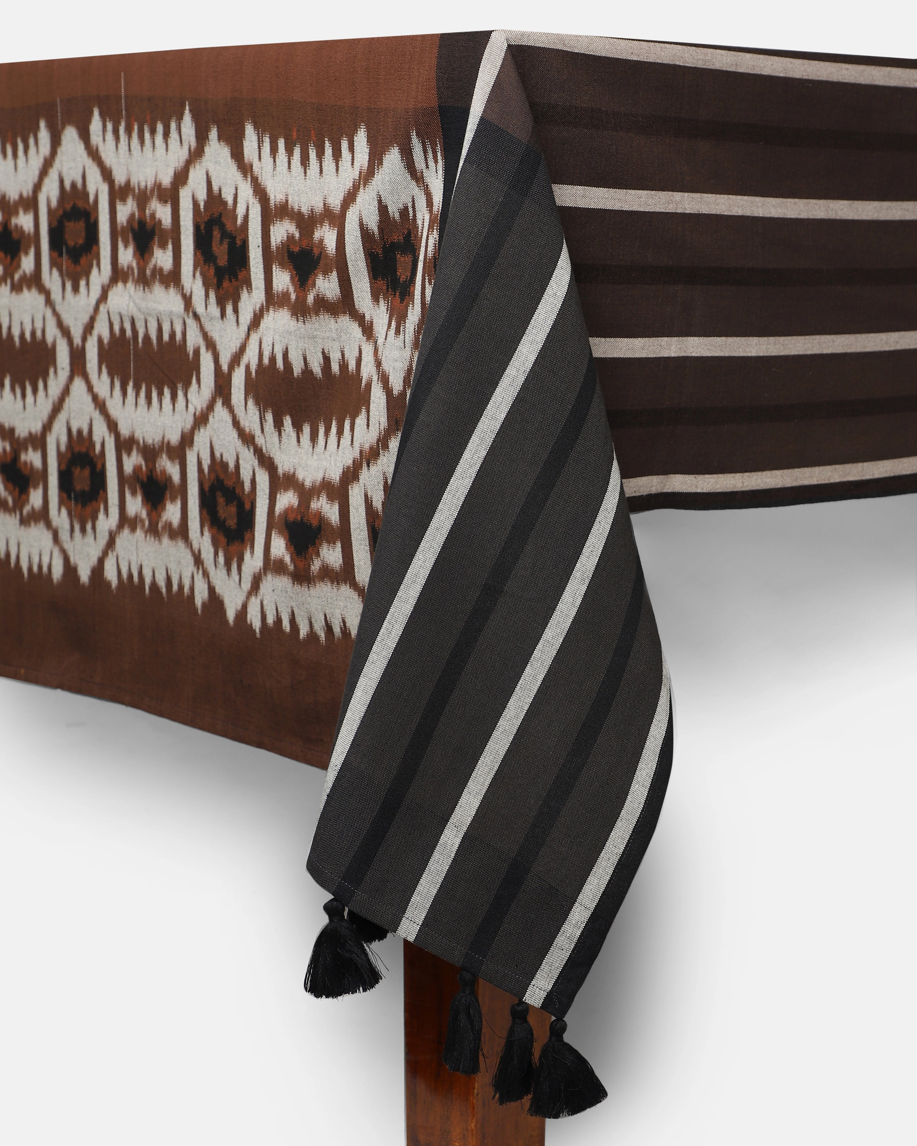 Pavel Warp Ikat Cotton Table Cover
