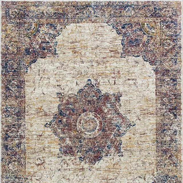 Payas Multi 5' X 7' Area Rug neutral everyday carpet