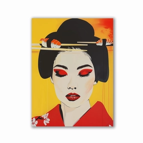 Peace Girl by Frank Daske framed mural artwork