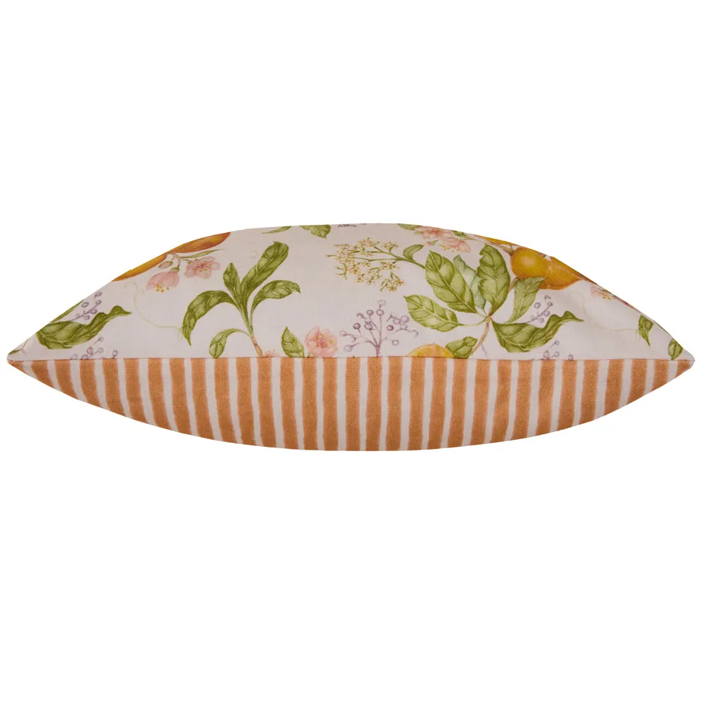 Peach Harvest Printed Cushion Orange