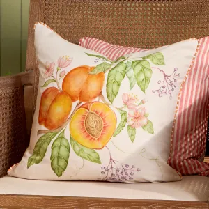 Peach Harvest Printed Outdoor Cushion Orange modern fashion rug  