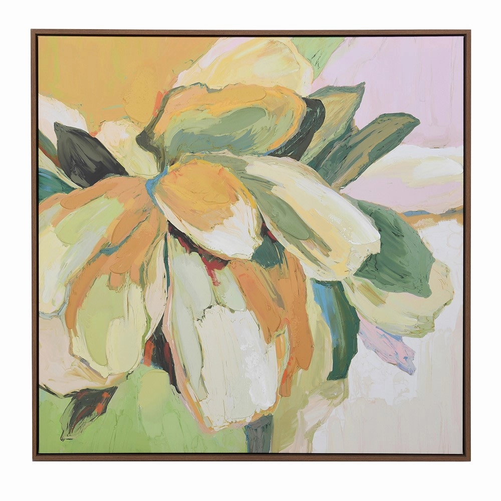 Peaonia Framed Picture 80cm modern mural painting
