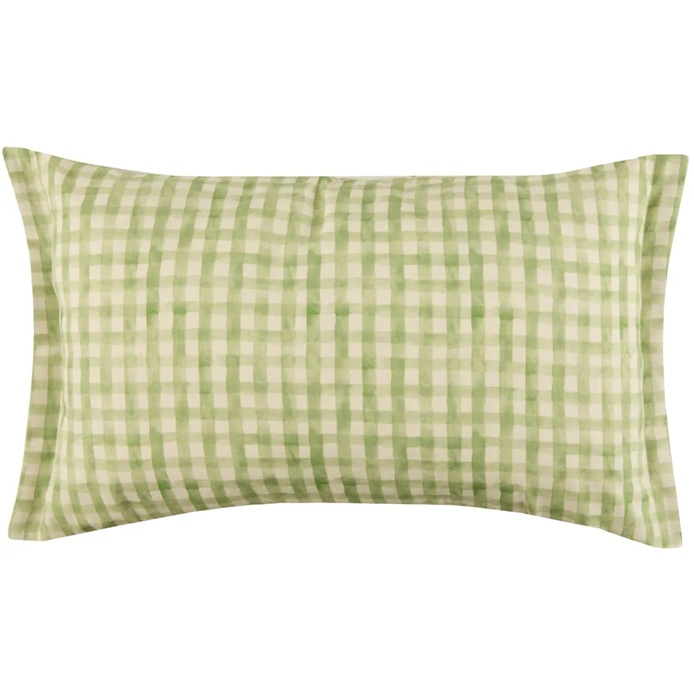 Pear Trellis Printed Outdoor Cushion Green