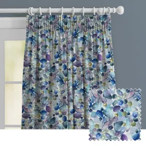 Pebbles Printed Made to Measure Curtains Marine chic floor carpet  