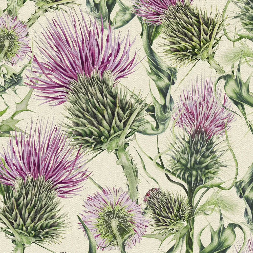 Penton Printed Cotton Made to Measure Roman Blinds Fuchsia/Natural
