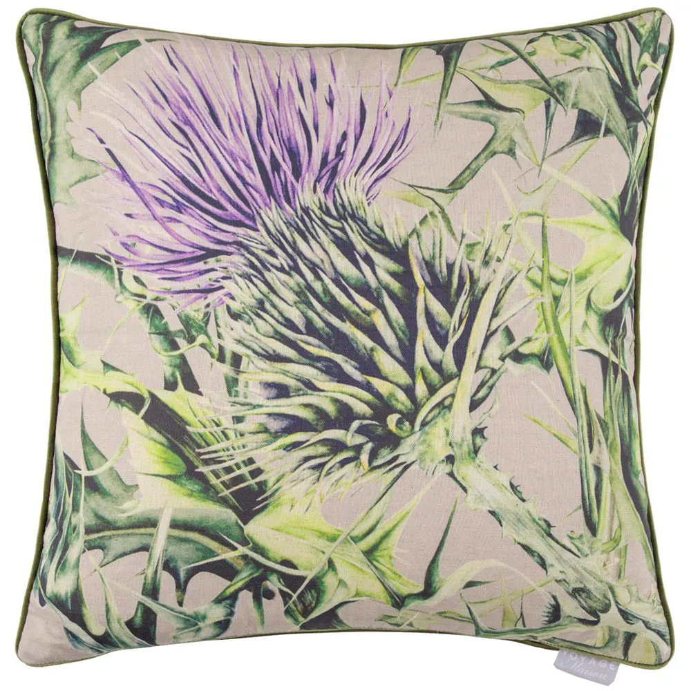 Penton Printed Feather Cushion Damson